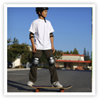 Learn tips to keep your child safe as they skate or skateboard