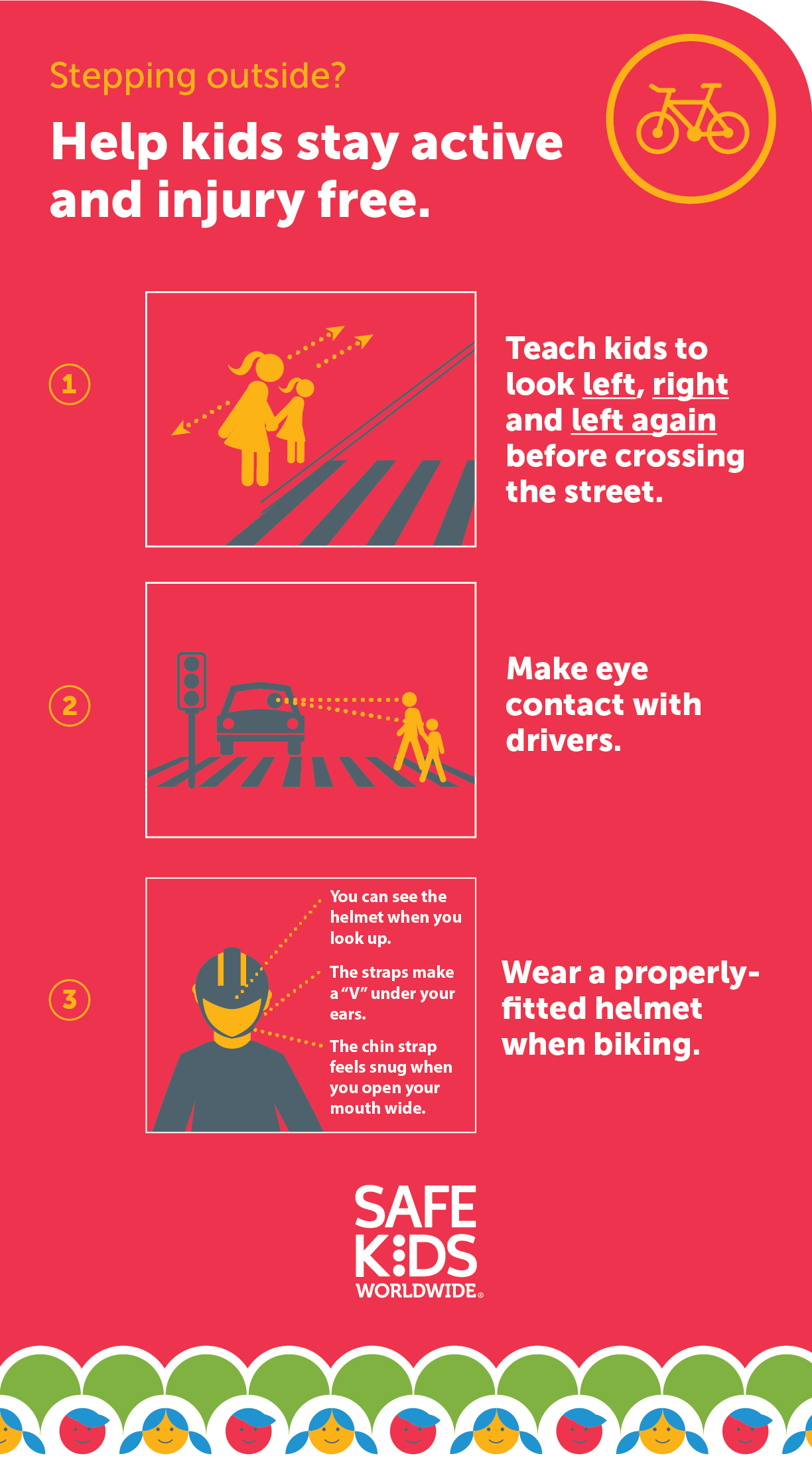 Help Kids Stay Safe When Walking And Biking Safe Kids Worldwide