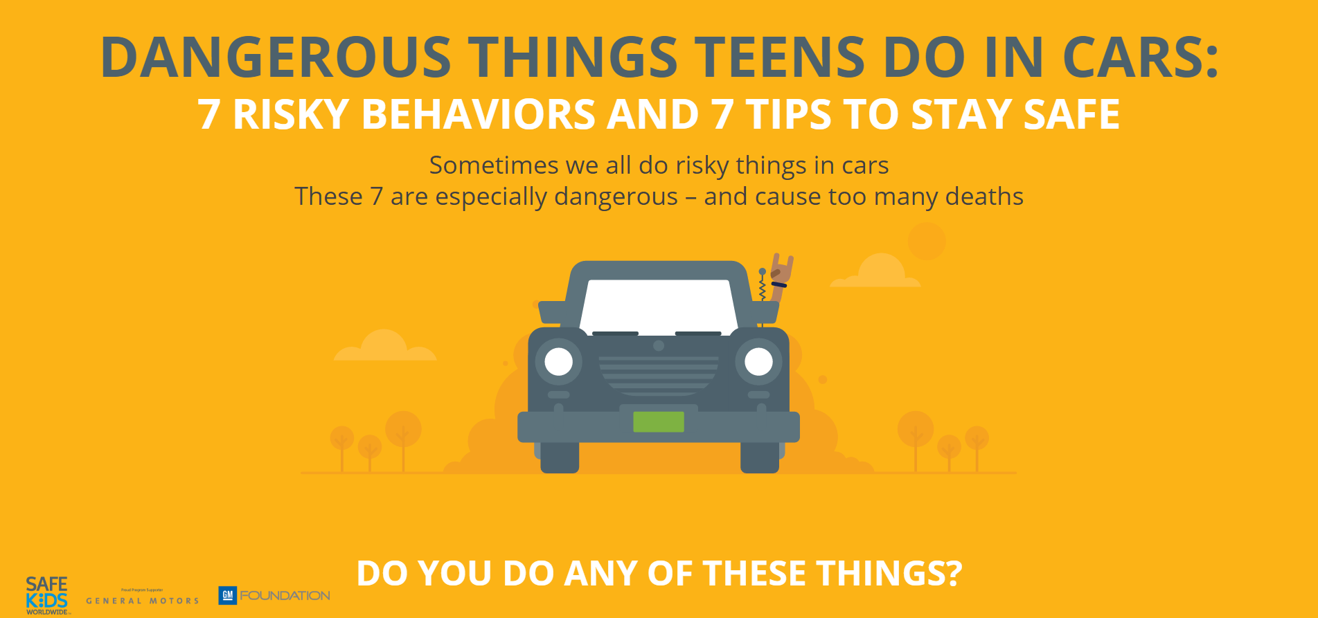 Dangerous Things Teens Do In Cars